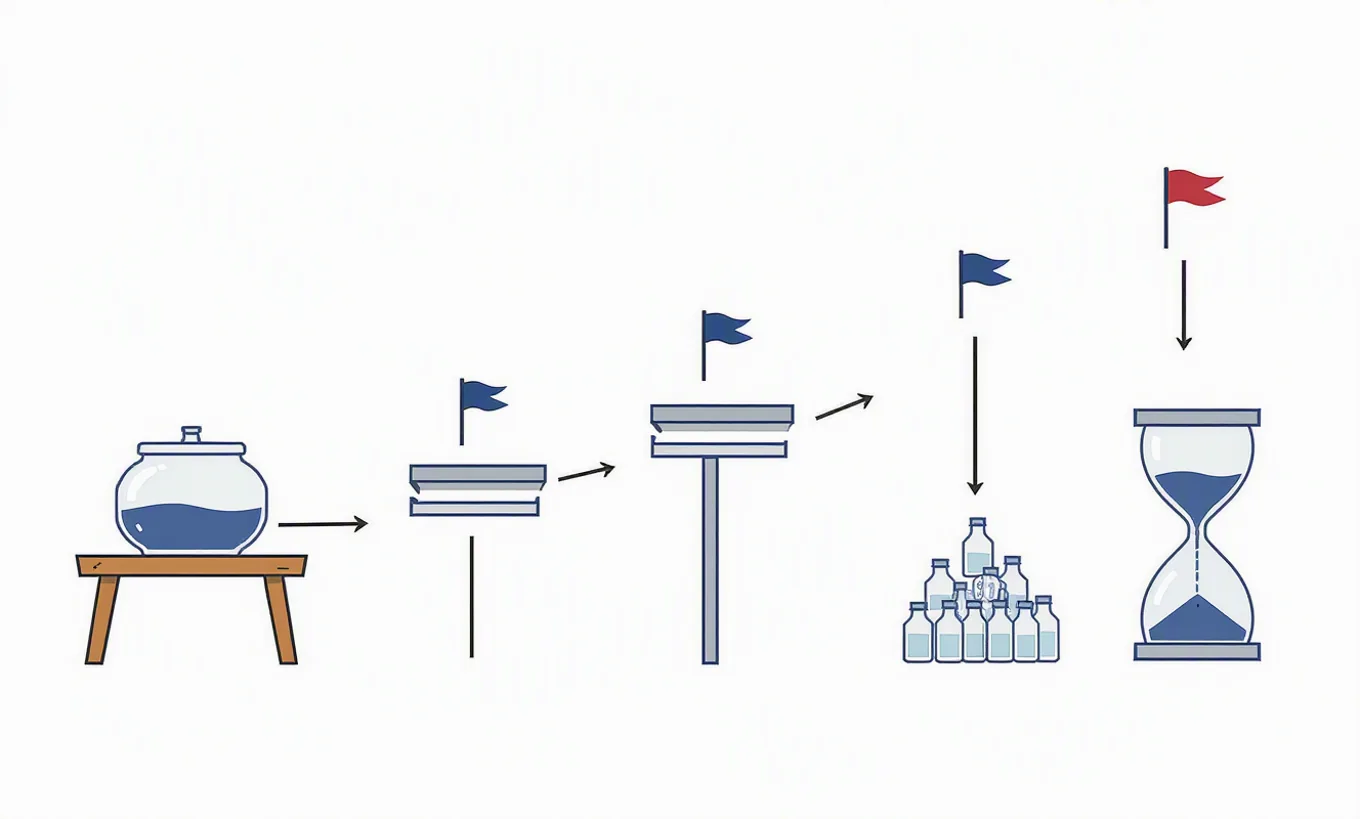 How long should you paper trade a strategy: a wordless annotated mechanism illustration