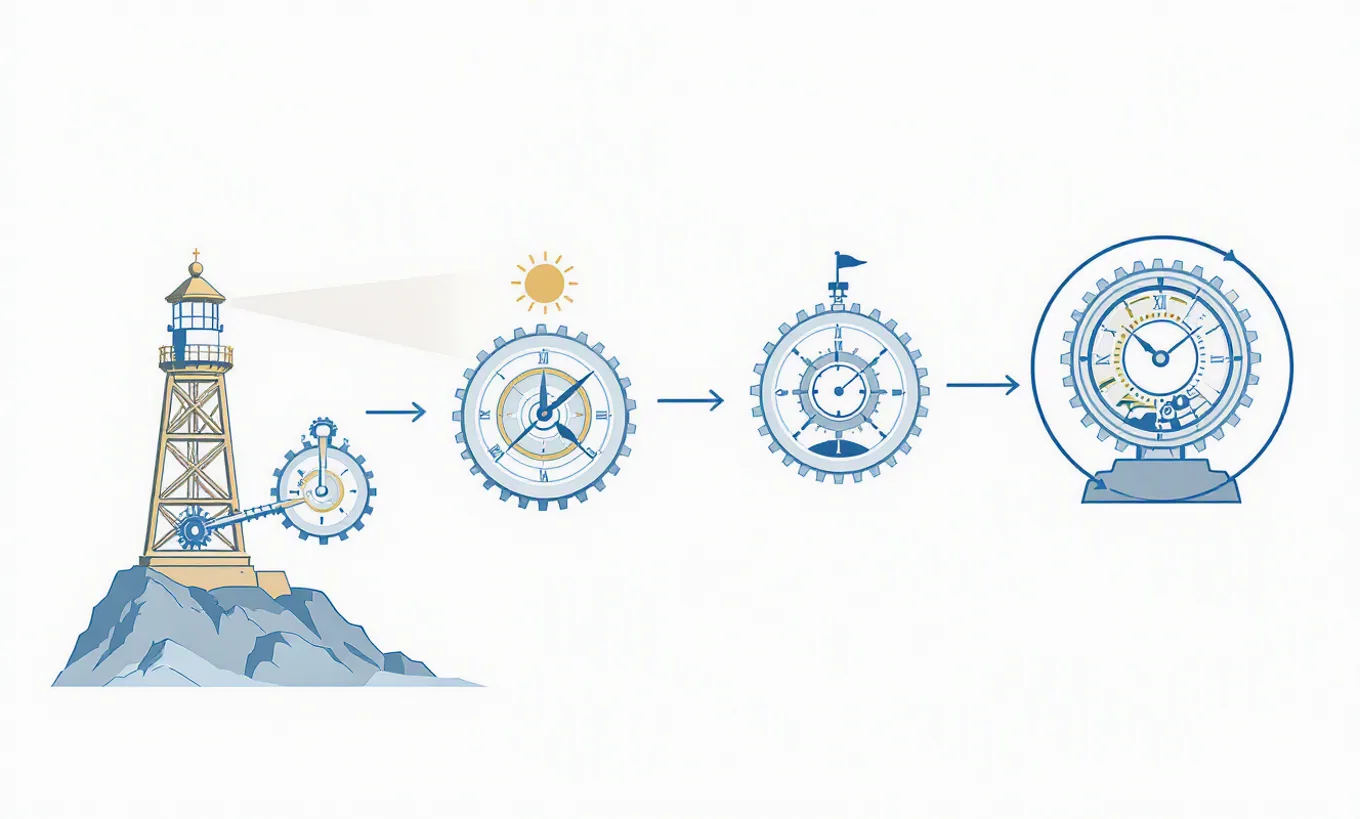 How to align timestamps across data sources: a wordless annotated mechanism illustration