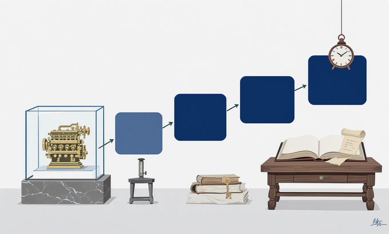 How to archive a retired strategy: a wordless annotated mechanism illustration