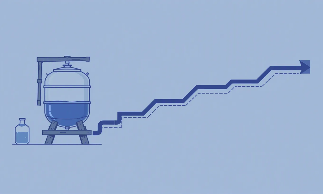 How to calculate position size: a wordless annotated mechanism illustration