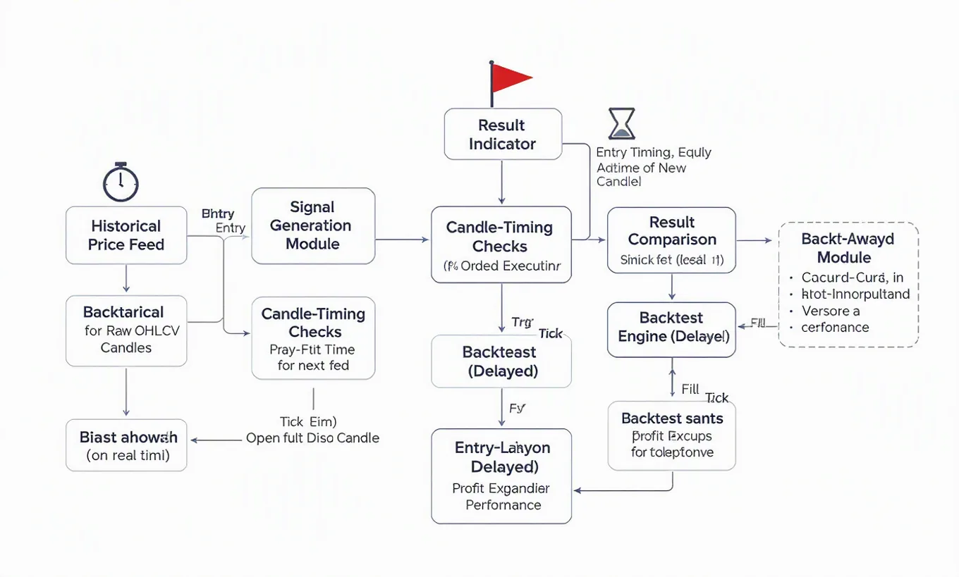 How to detect look-ahead bias in a backtest: a wordless annotated mechanism illustration