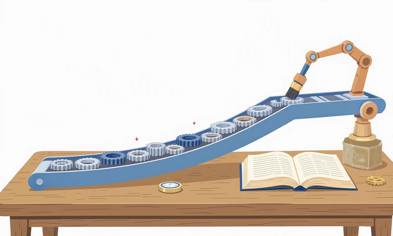 How to keep a strategy research log: a wordless annotated mechanism illustration