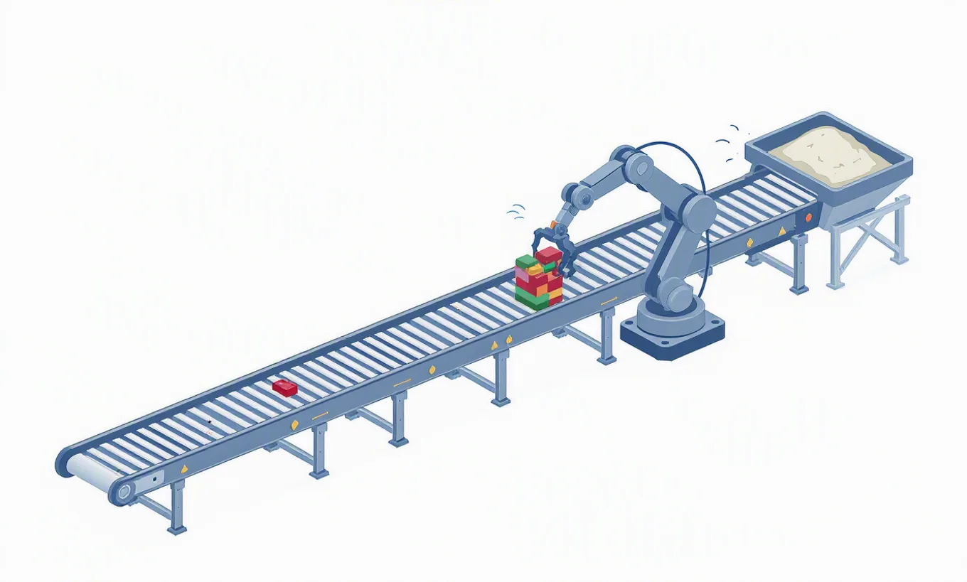 What the MT5 strategy tester does and does not test: a wordless annotated mechanism illustration