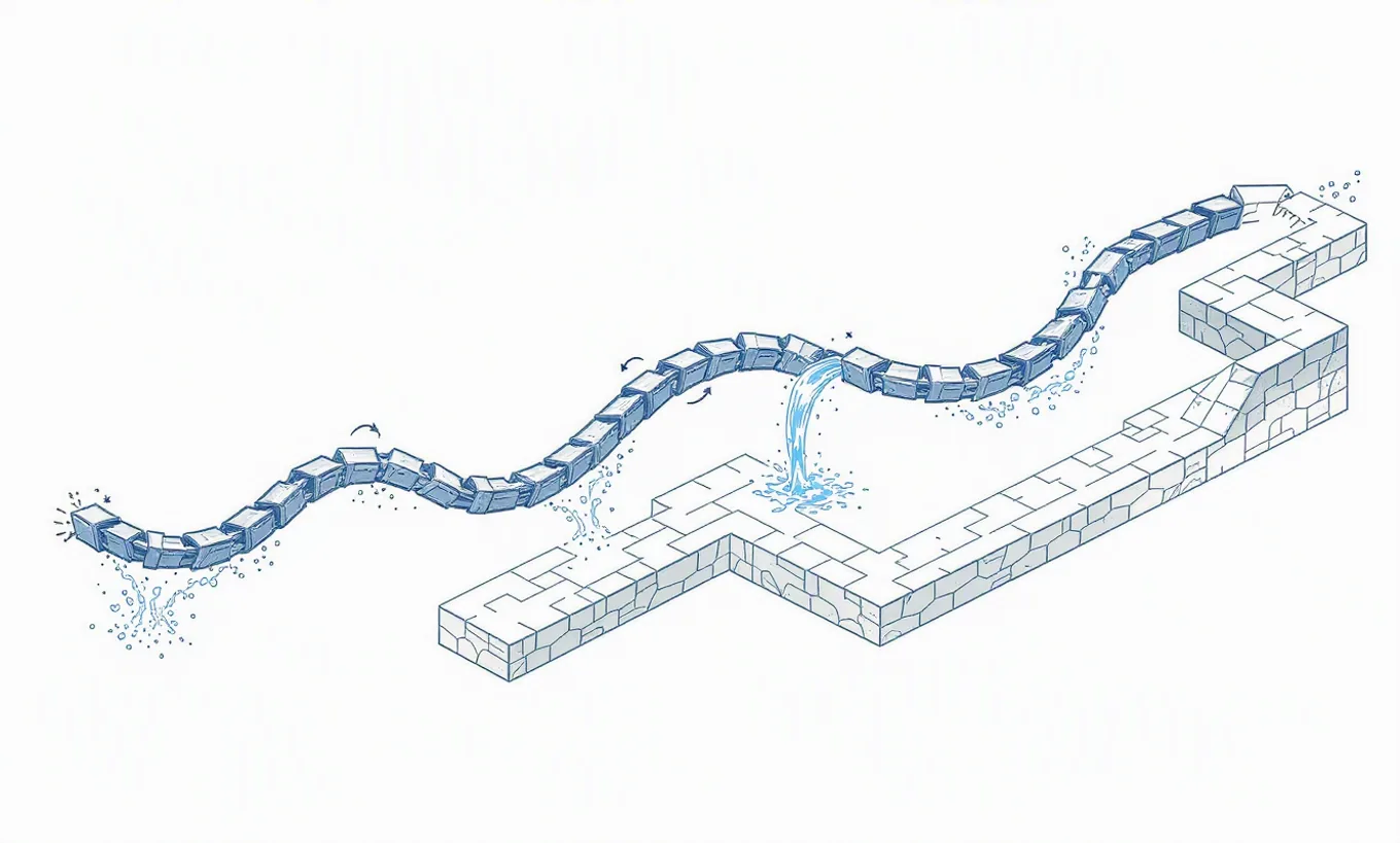 Why adding rules usually adds overfitting: a wordless annotated mechanism illustration