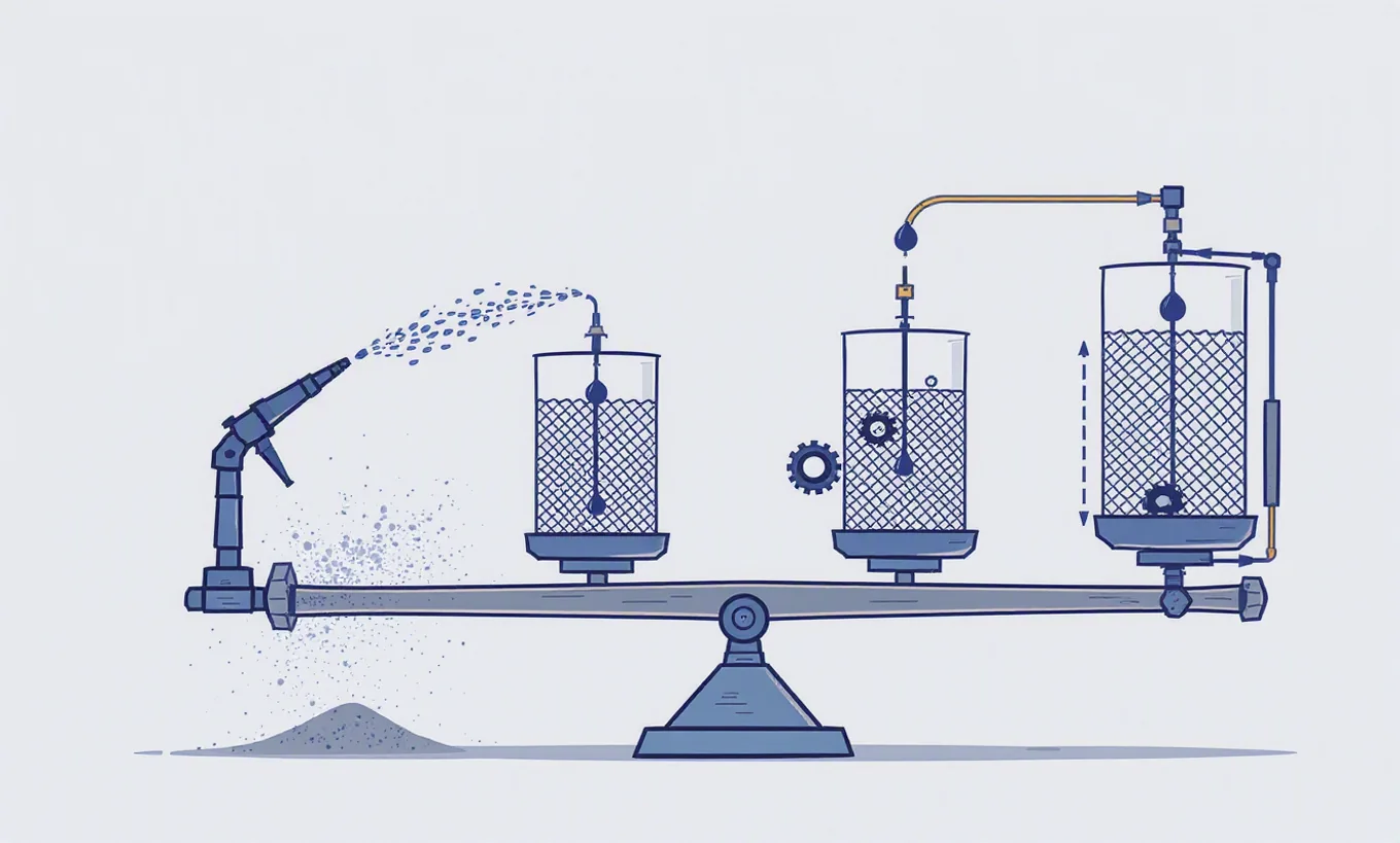 Why trade frequency changes what results mean: a wordless annotated mechanism illustration